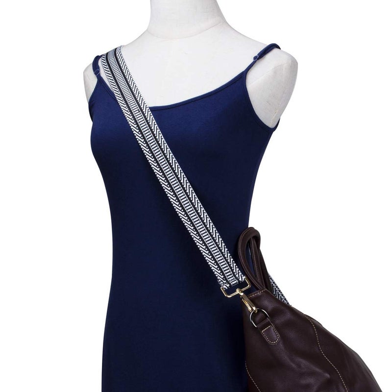 ZANQANO Purse Strap Replacement Crossbody Bag Women Wide Adjustable Jacquard Woven Handbag Straps (Diagonal) - Image 2